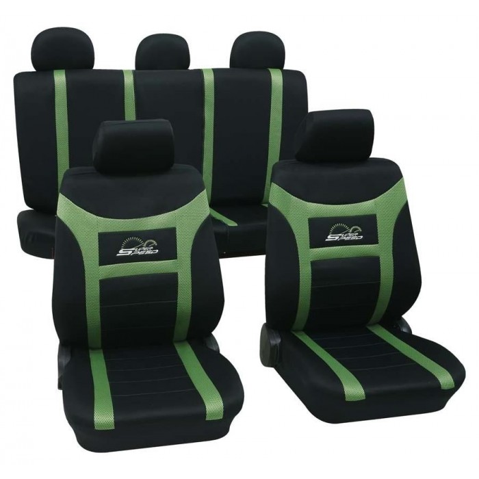 Снимка на Тапицерии за седалки Super Speed - Зелен цвят  Petex 22974813 за SsangYong MUSSO (FJ) 2.9 TD - 120 коня дизел